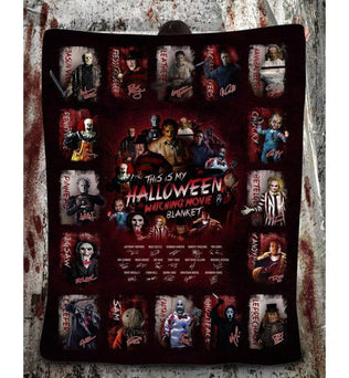 Halloween Super Cool Terror Throw Blanket, Horror Movies Fan Gift, Halloween Gift