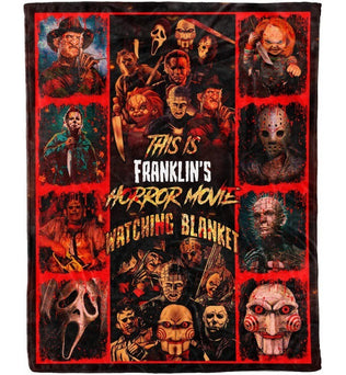 Halloween Super Cool Terror Throw Blanket, Horror Movies Fan Gift, Halloween Gift