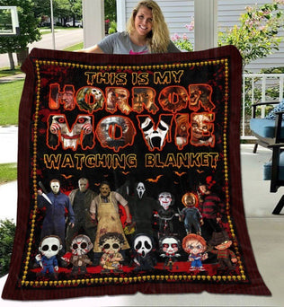 Halloween Super Cool Terror Throw Blanket, Horror Movies Fan Gift, Halloween Gift