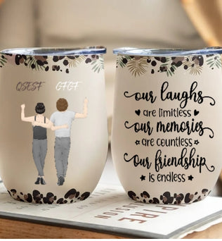 We will be lovers forever - personalized wine glasses