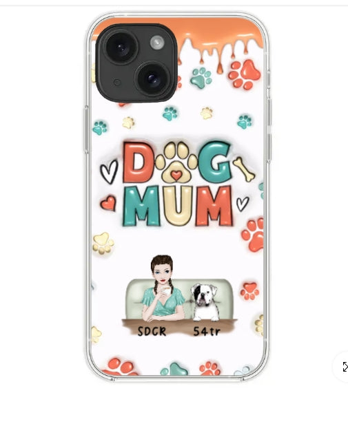 My Lovely Dog - Personalized Custom 3D Inflated Effect Phone Case