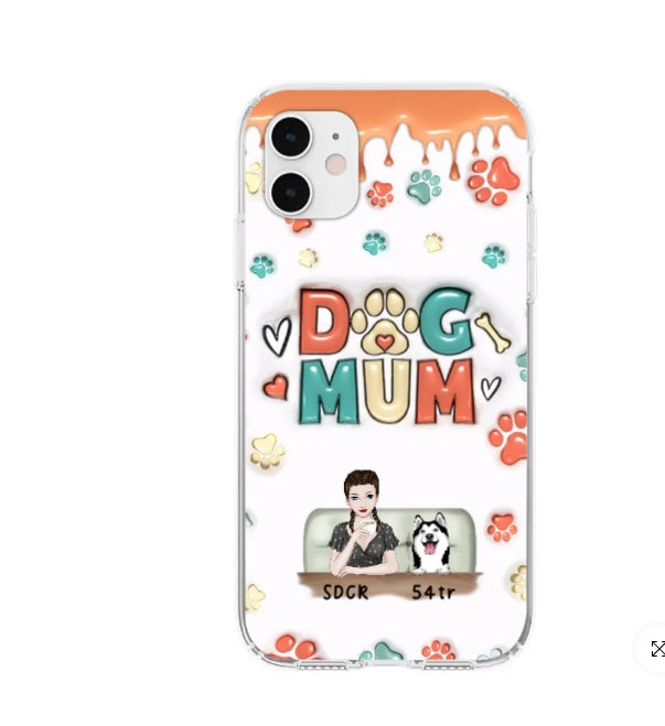 My Lovely Dog - Personalized Custom 3D Inflated Effect Phone Case