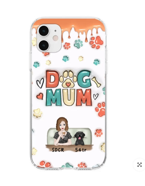 My Lovely Dog - Personalized Custom 3D Inflated Effect Phone Case