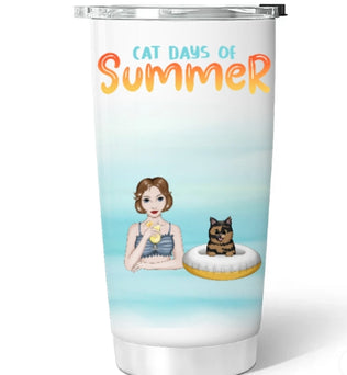 Summer with cute cats - personalized mugs