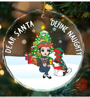 Christmas Customization - Personalized round glass ornaments