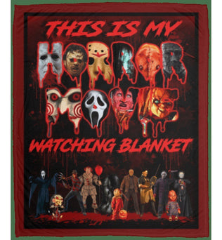 Halloween Super Cool Terror Throw Blanket, Horror Movies Fan Gift, Halloween Gift