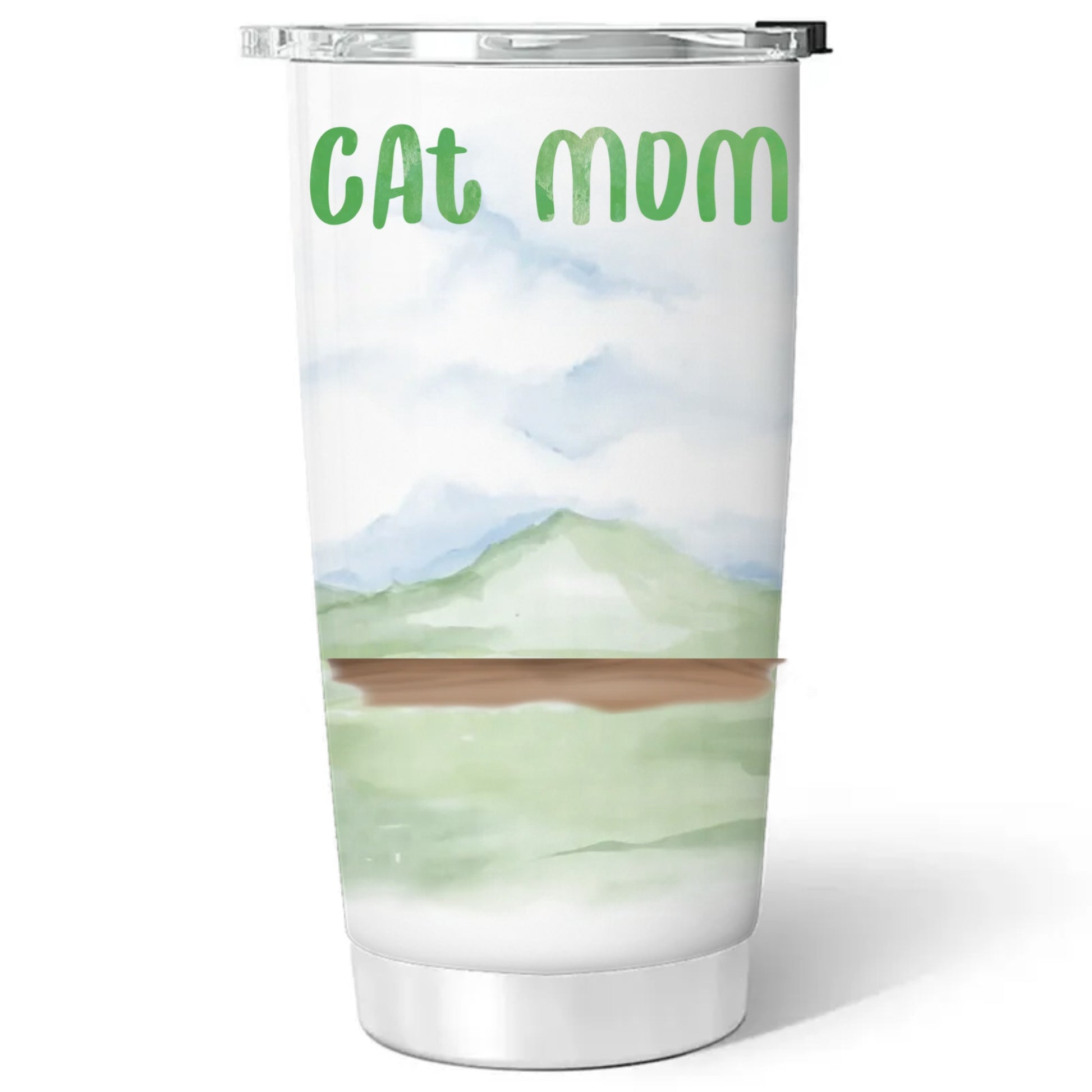 Lovely Cat Mom - Personalized Custom 3D Inflated Effect Tumbler