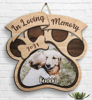 You Will Always In My Heart - Upload Image, Personalized Shaped Wood Sign