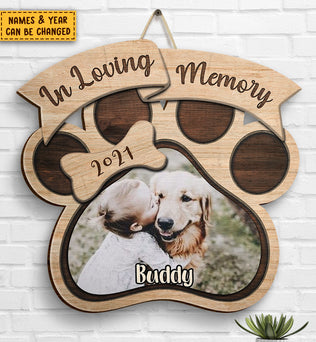 You Will Always In My Heart - Upload Image, Personalized Shaped Wood Sign