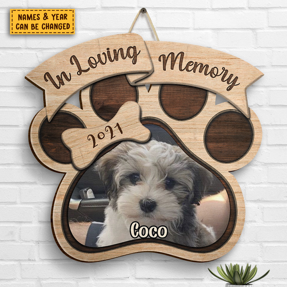 You Will Always In My Heart - Upload Image, Personalized Shaped Wood Sign