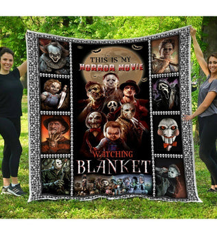 Halloween Super Cool Terror Throw Blanket, Horror Movies Fan Gift, Halloween Gift