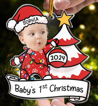 Baby's First Christmas - Personalized Acrylic Photo Ornament