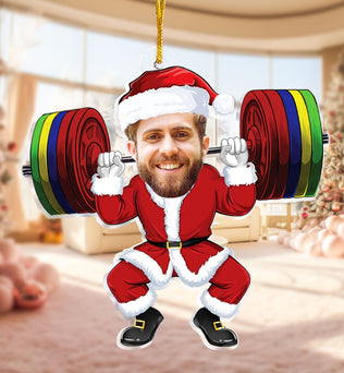 Merry Liftmas - Personalized Gym Photo Ornament