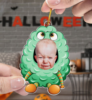 Monster Costumes Kid Halloween - Personalized Photo Acrylic Ornament