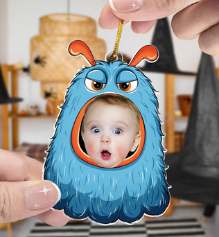 Monster Costumes Kid Halloween - Personalized Photo Acrylic Ornament