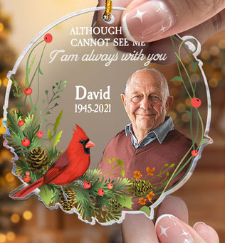 I Am Always With You - Personalized Memorial Photo Ornament