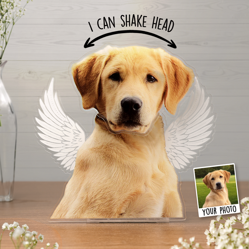 Custom Photo Gone But Never Forgotten - Memorial Personalized Custom Shaking Head Standee - Upload Photo Gift, Sympathy Gift For Pet Owners, Pet Lovers