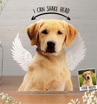 Custom Photo Gone But Never Forgotten - Memorial Personalized Custom Shaking Head Standee - Upload Photo Gift, Sympathy Gift For Pet Owners, Pet Lovers