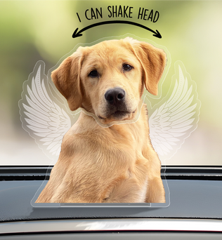 Custom Photo Gone But Never Forgotten - Memorial Personalized Custom Shaking Head Standee - Upload Photo Gift, Sympathy Gift For Pet Owners, Pet Lovers