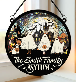 The Asylum - Personalized Window Hanging Suncatcher Ornament