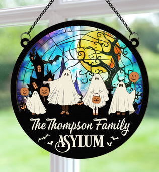 The Asylum - Personalized Window Hanging Suncatcher Ornament