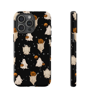 Cute Ghosts Design Phone Case for Halloween Gift Autumn phone case  fit for iPhone 15 14 13 12 11 Pro Max Xr 8 Plus, Samsung S24 S23 S22 FE A15 A14 A55 A25 Pixel 8 7