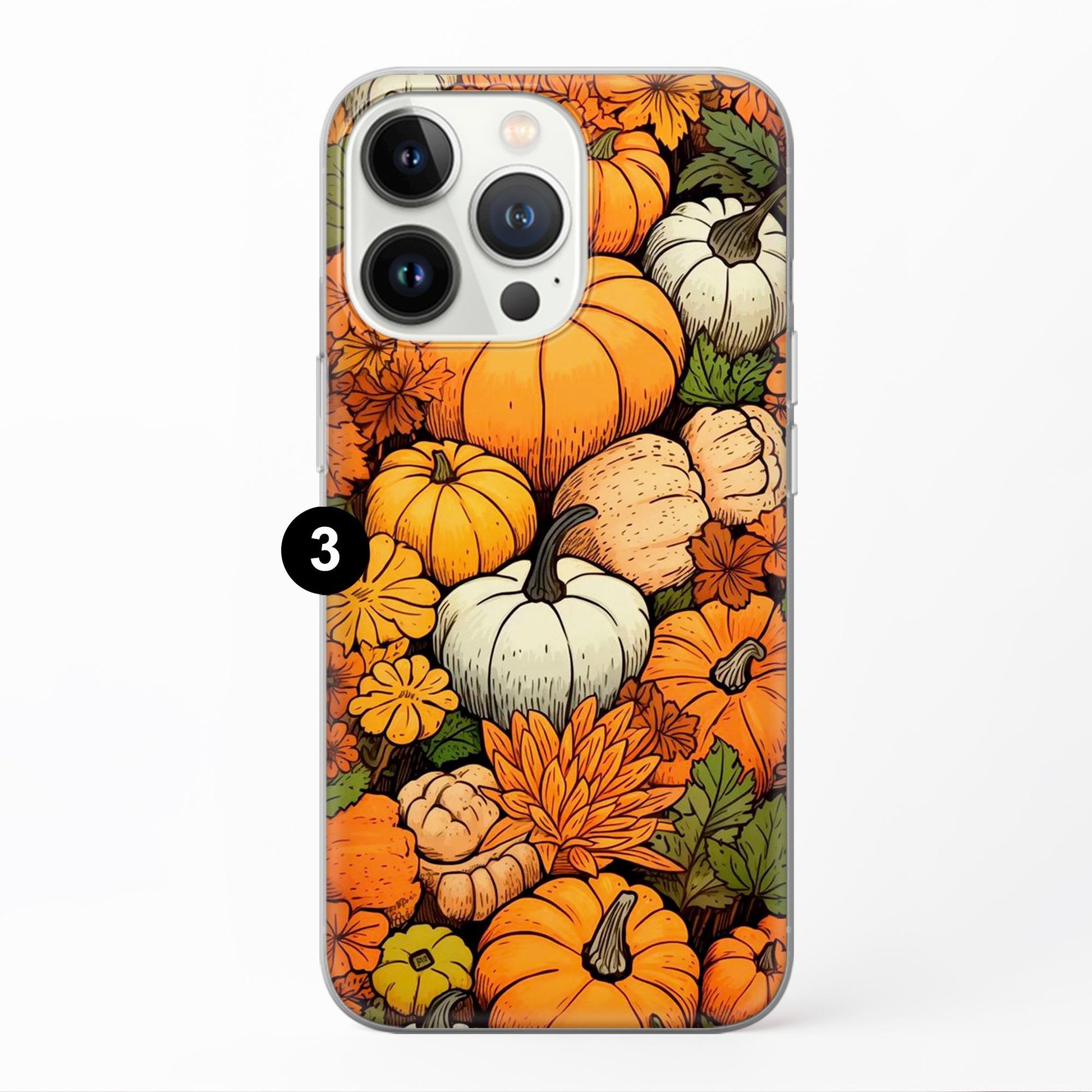 Autumn phone case Halloween Pumpkin cover fit for iPhone 15 14 13 12 11 Pro Max Xr 8 Plus, Samsung S24 S23 S22 FE A15 A14 A55 A25 Pixel 8 7