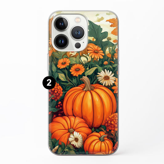 Autumn phone case Halloween Pumpkin cover fit for iPhone 15 14 13 12 11 Pro Max Xr 8 Plus, Samsung S24 S23 S22 FE A15 A14 A55 A25 Pixel 8 7