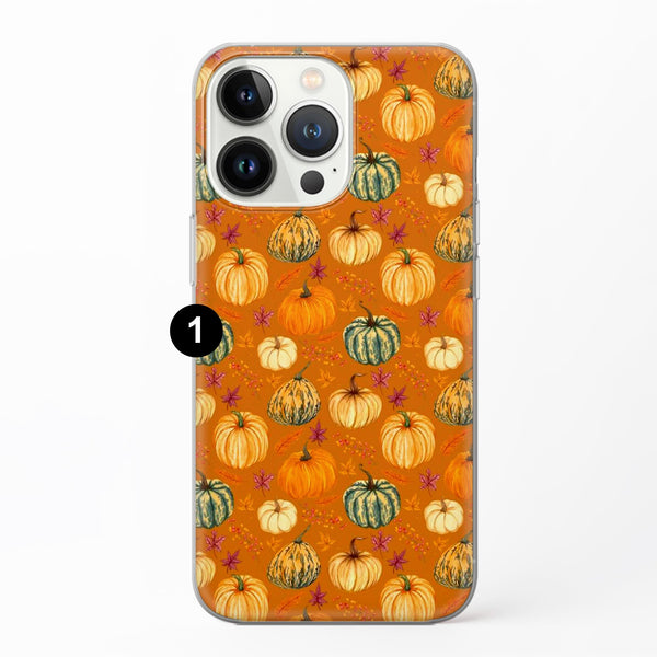 Autumn phone case Halloween Pumpkin cover fit for iPhone 15 14 13 12 11 Pro Max Xr 8 Plus, Samsung S24 S23 S22 FE A15 A14 A55 A25 Pixel 8 7