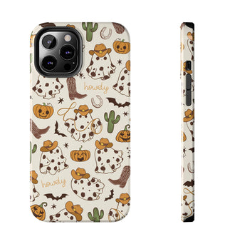 Western Ghost Phone Case, Cute Halloween, Cowboy Phone Coverfit for iPhone 15 14 13 12 11 Pro Max Xr 8Plus, Samsung S24 S23 S22 FE A15 A14 A55A25 Pixel 8 7